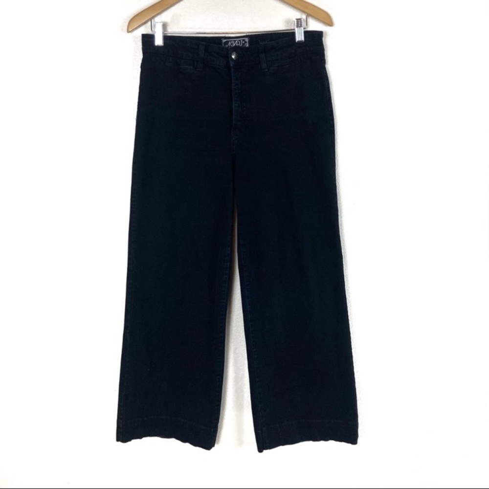 NYDJ Not Your Daughter's Flare Black Jeans High Rise Stretch Denim Women’s Sz 10